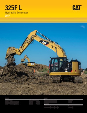 Верижни екскаватори Caterpillar 325F L