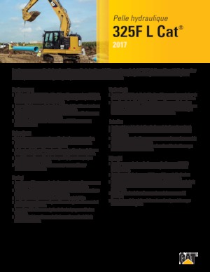 Верижни екскаватори Caterpillar 325F L