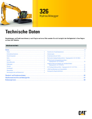 Верижни екскаватори Caterpillar 326