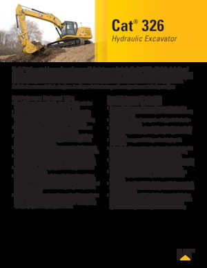 Верижни екскаватори Caterpillar 326