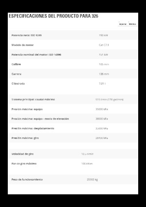 Верижни екскаватори Caterpillar 326