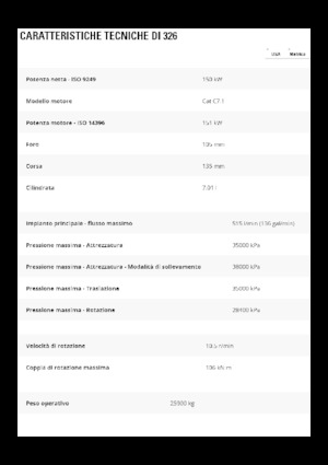 Верижни екскаватори Caterpillar 326