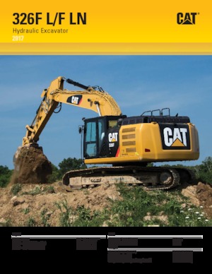 Верижни екскаватори Caterpillar 326F L