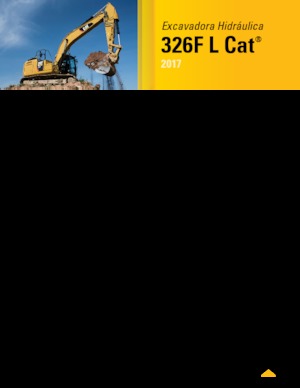 Верижни екскаватори Caterpillar 326F L
