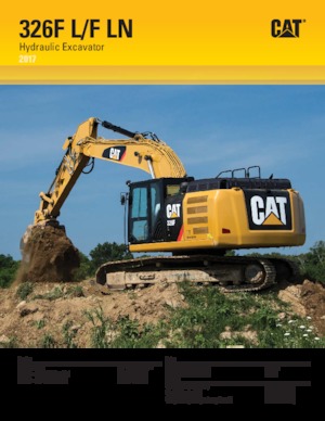 Верижни екскаватори Caterpillar 326F LN