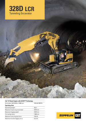 Верижни екскаватори Caterpillar 328D LCR