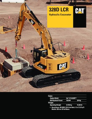 Верижни екскаватори Caterpillar 328D