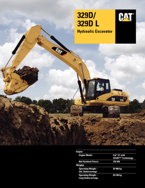 Верижни екскаватори Caterpillar 329D LN