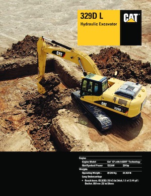 Верижни екскаватори Caterpillar 329D