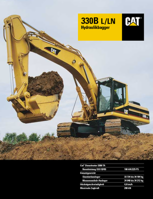 Верижни екскаватори Caterpillar 330 B LN