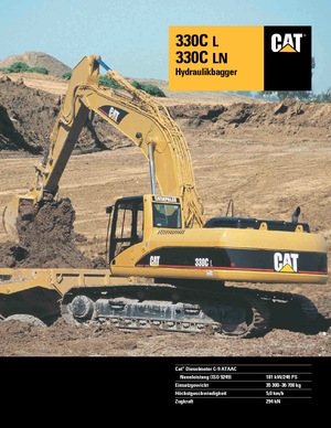 Верижни екскаватори Caterpillar 330 C LN