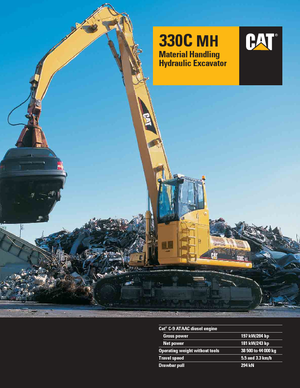Верижни екскаватори Caterpillar 330 C MH