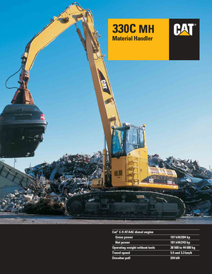 Верижни екскаватори Caterpillar 330 C MH
