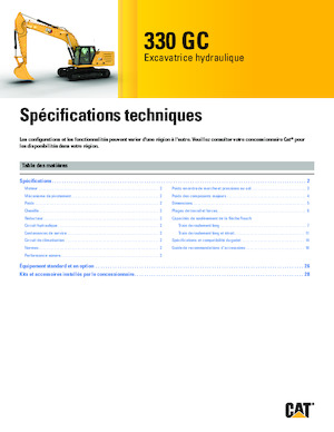 Верижни екскаватори Caterpillar 330 GC