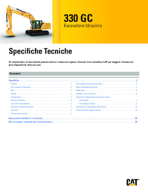 Верижни екскаватори Caterpillar 330 GC