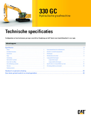 Верижни екскаватори Caterpillar 330 GC