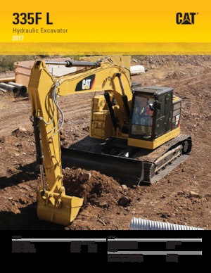 Верижни екскаватори Caterpillar 335F L