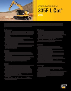 Верижни екскаватори Caterpillar 335F L
