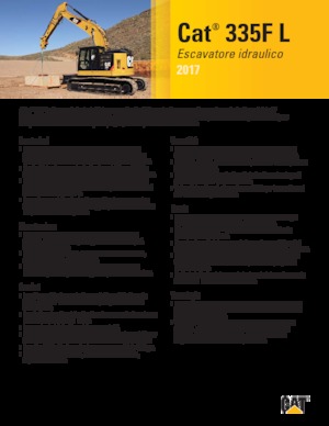 Верижни екскаватори Caterpillar 335F L