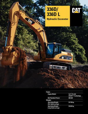 Верижни екскаватори Caterpillar 336D LN