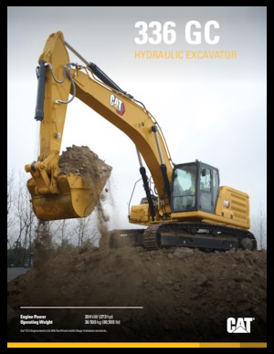 Верижни екскаватори Caterpillar 336 GC