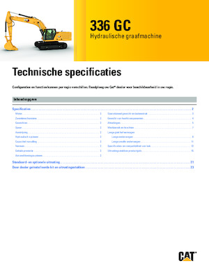 Верижни екскаватори Caterpillar 336 GC