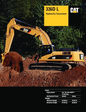Верижни екскаватори Caterpillar 336D