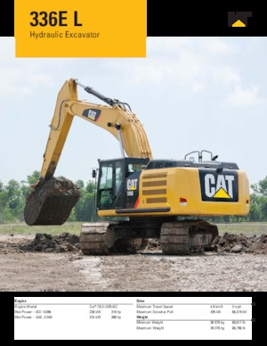 Верижни екскаватори Caterpillar 336E