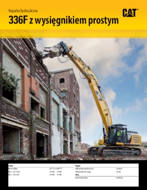 Верижни екскаватори Caterpillar 336F L