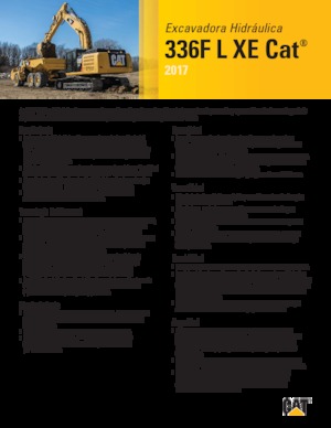 Верижни екскаватори Caterpillar 336F L XE