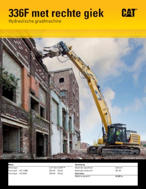 Верижни екскаватори Caterpillar 336F L XE