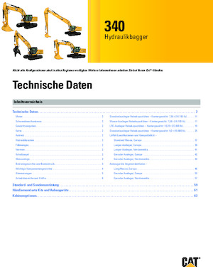Верижни екскаватори Caterpillar 340