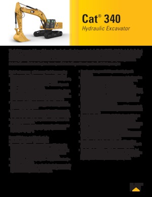 Верижни екскаватори Caterpillar 340