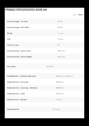 Верижни екскаватори Caterpillar 340