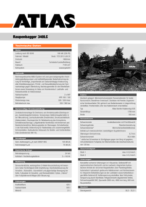 Верижни екскаватори Atlas 340 LC