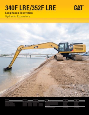 Верижни екскаватори Caterpillar 340F LRE