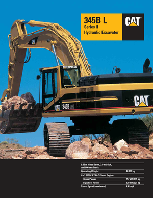 Верижни екскаватори Caterpillar 345 B L II