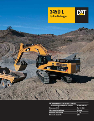 Верижни екскаватори Caterpillar 345D L