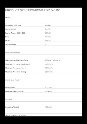 Верижни екскаватори Caterpillar 345 GC