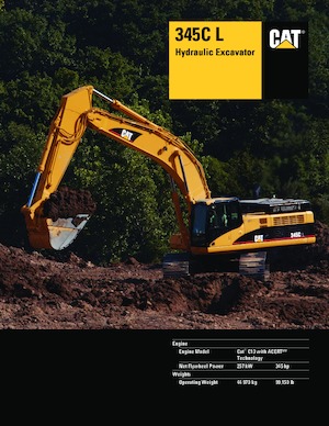 Верижни екскаватори Caterpillar 345C