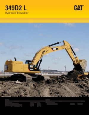 Верижни екскаватори Caterpillar 349D2 L
