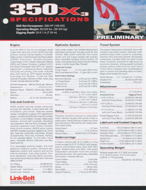 Верижни екскаватори Link-Belt 350 X3