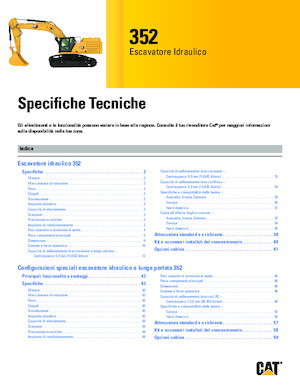 Верижни екскаватори Caterpillar 352