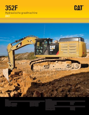 Верижни екскаватори Caterpillar 352F