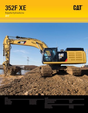 Верижни екскаватори Caterpillar 352F XE