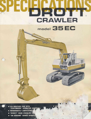 Верижни екскаватори Drott 35EC