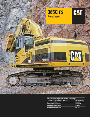 Верижни екскаватори Caterpillar 365 C