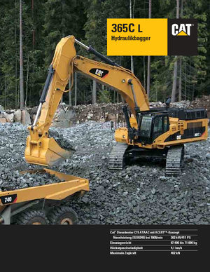 Верижни екскаватори Caterpillar 365C L