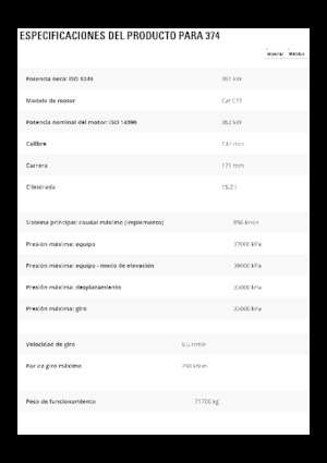 Верижни екскаватори Caterpillar 374