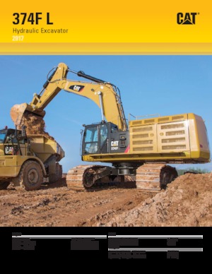 Верижни екскаватори Caterpillar 374F L